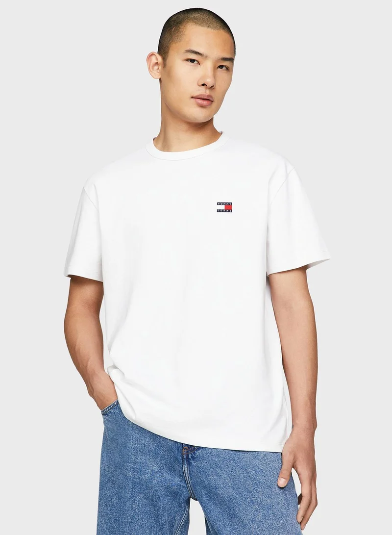 TOMMY JEANS Badge Crew Neck T-Shirt