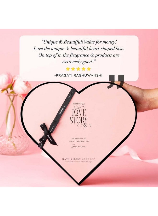 Kimirica Gift Set Love Story Moment For Women & Men| Luxury Bath and Body Care Set |Birthday Gift Kits | Anniversary Gift Kits To Pamper Your Loved Ones | Self Care Gift set for all Occasion & Ages | Pack of 7 - Image 5