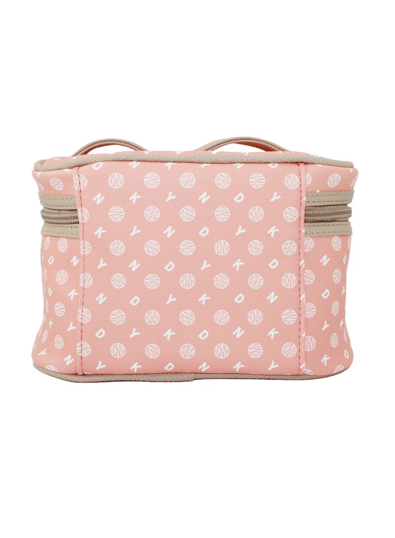 دكني حقيبة مستحضرات التجميل من دي كيه إن واي ليجاسي تراين، حقيبة مكياج للسفر صغيرة، حقيبة تخزين صغيرة مضادة للماء وخفيفة الوزن، حقيبة مكياج صغيرة، حقيبة أدوات الزينة للسفر - Image 3