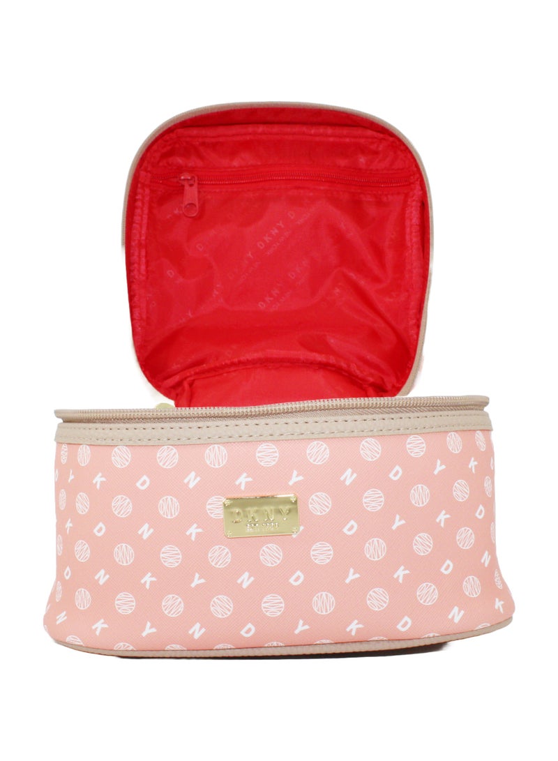 دكني حقيبة مستحضرات التجميل من دي كيه إن واي ليجاسي تراين، حقيبة مكياج للسفر صغيرة، حقيبة تخزين صغيرة مضادة للماء وخفيفة الوزن، حقيبة مكياج صغيرة، حقيبة أدوات الزينة للسفر - Image 4