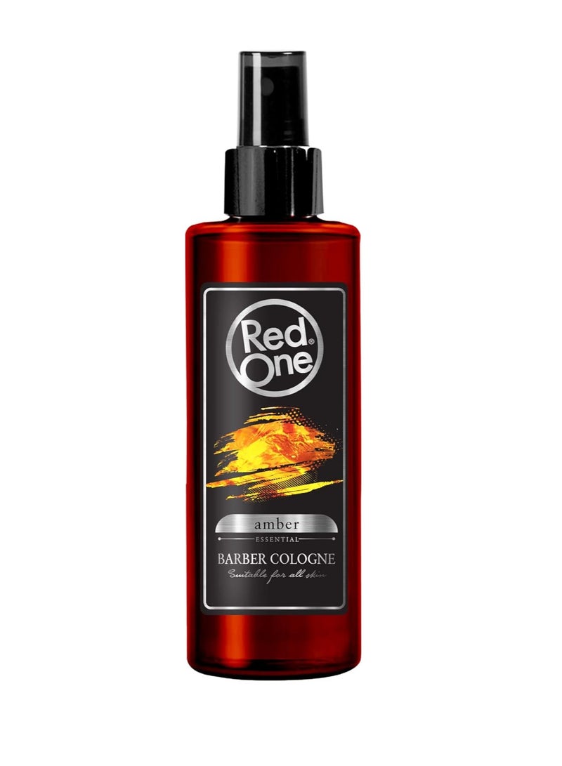 Redone Redone After Shave Essential Cologne Spray Amber – Refreshing & Long-Lasting Scent – 400ml - Image 1