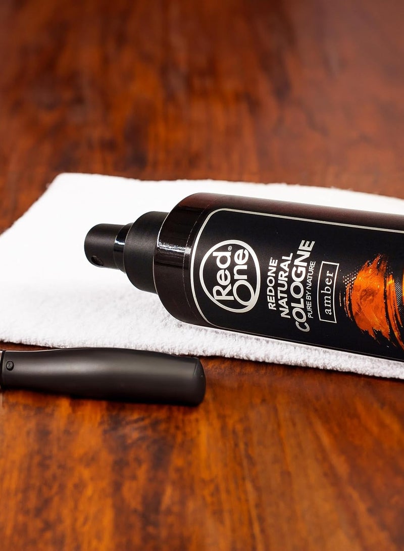 Redone Redone After Shave Essential Cologne Spray Amber – Refreshing & Long-Lasting Scent – 400ml - Image 2