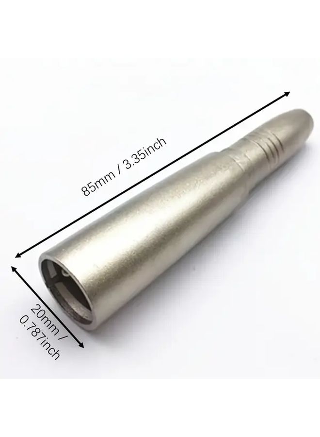 XLR Male To 6.5mm Female Audio Adapter Connector For Headphones Microphones Audio Equipment Passive Design Clear Sound Transfer Compatible With 6.35mm Jacks No Batteries Required - Image 3