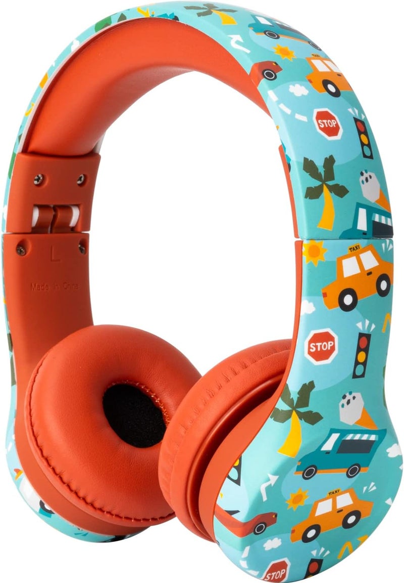 Snug Play+ Kids Headphones with Volume Limiting for Toddlers (Boys/Girls) - Vroom - Image 1