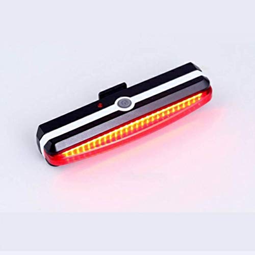 FASTPED ® Bicycle 5 Modes LED USB Rechargeable Sleek Design Tail Light with Multicolor Lights (RED) Bicycle Light LED Taillight Super Bright Cycling Safety Warning Flash Cycling Light - Image 2