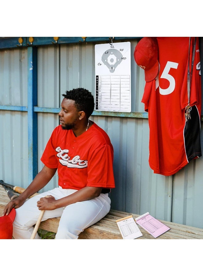 Eersida Baseball Coaches Clipboard and 24 Pack Baseball and Softball Lineup Cards  - Image 3