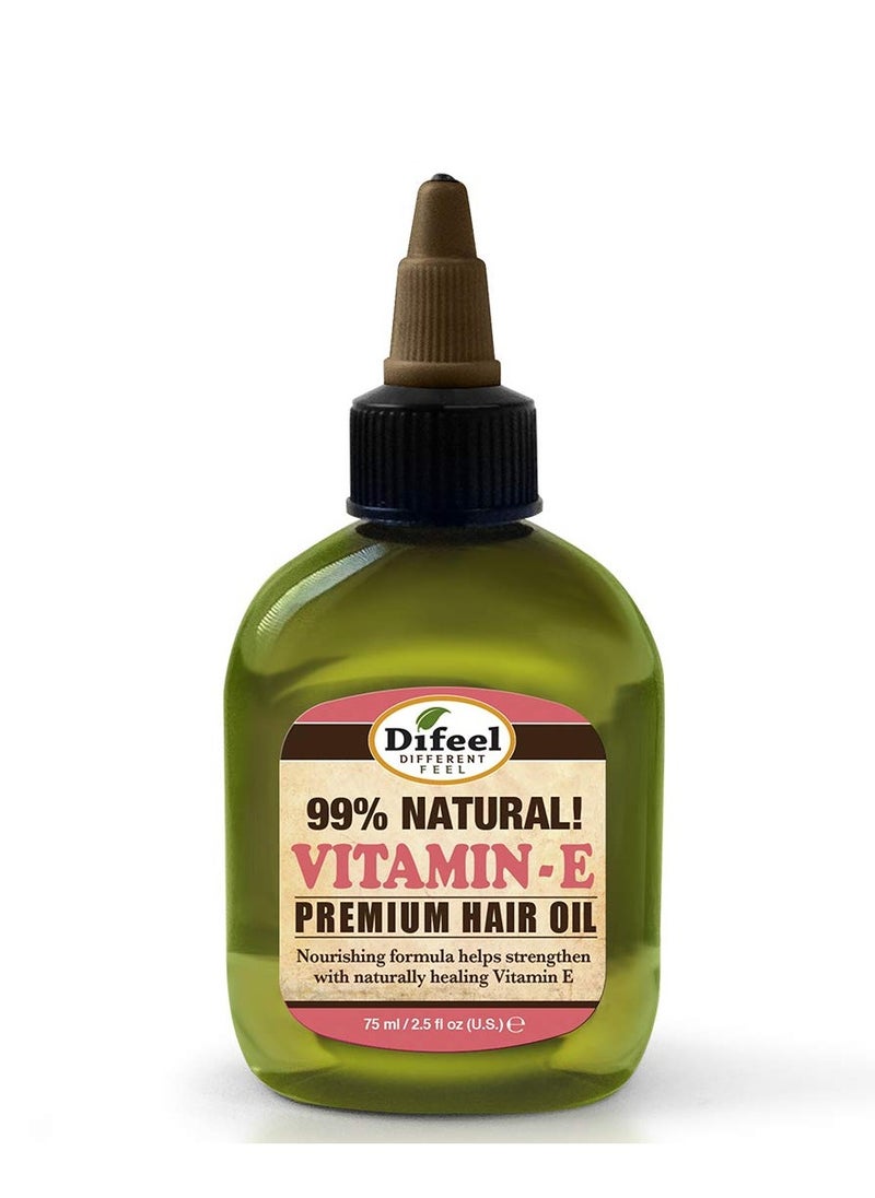 difeel Difeel Premium Natural Hair Oil - Vitamin E Oil 2.5 ounce  - Image 1