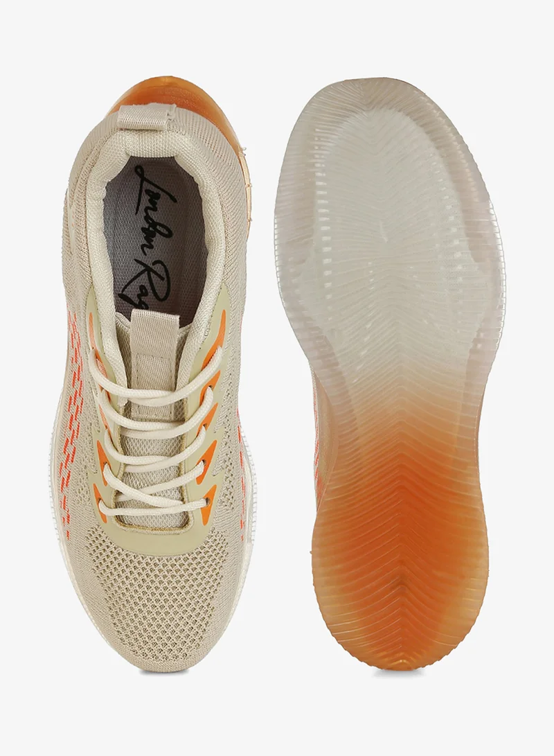 London Rag SH5285_ORANGE Chunky Flyknit Men's Sneakers for Men | Best Price UAE