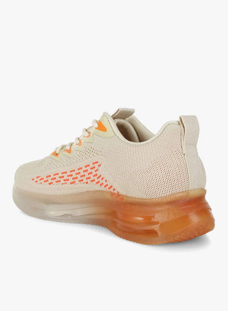 London Rag SH5285_ORANGE Chunky Flyknit Men's Sneakers for Men | Best Price UAE