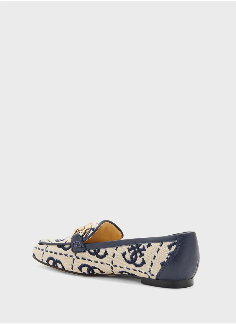 جس Wisaa Buckle Detailed Mocassin