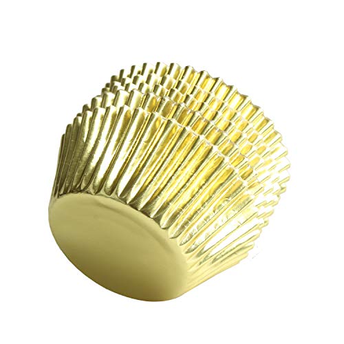 MEETINGU Gold-Foil Cupcake-Liners Paper-Baking-Cupcake,for Birthday Parties, Weddings,Standard Sized(pack of 100） … - Image 4