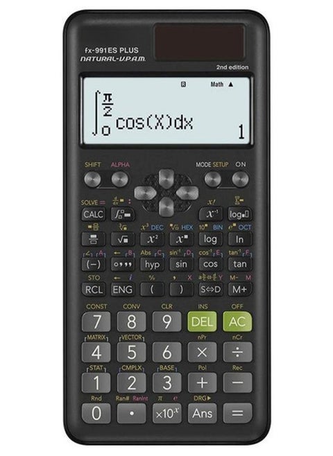 آلة حاسبة علمية وظيفية الإصدار الثاني FX-991ESPLUS-2 - لون أسود