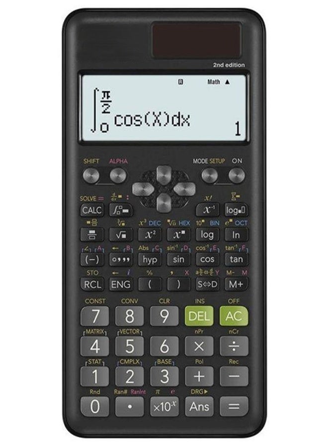 LEXIN FX-991ESPLUS-2 2nd Edition Function Scientific Calculator -  Black - Image 1