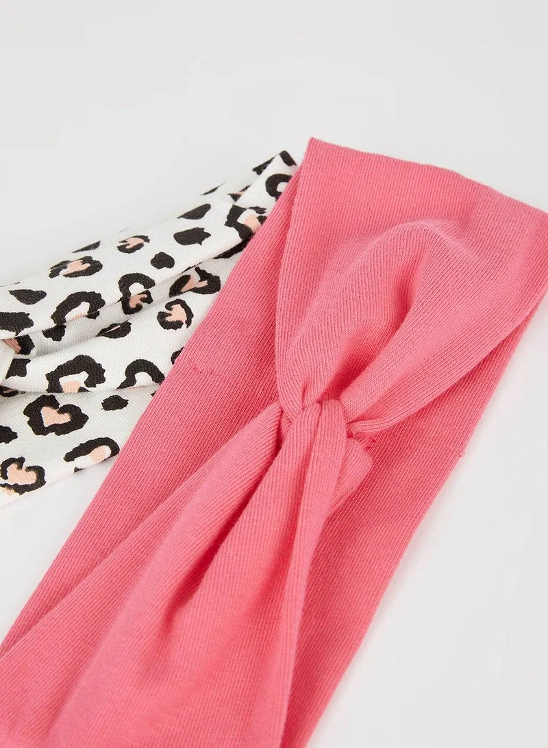 DeFacto Leopard Print 2-Pack Headbands