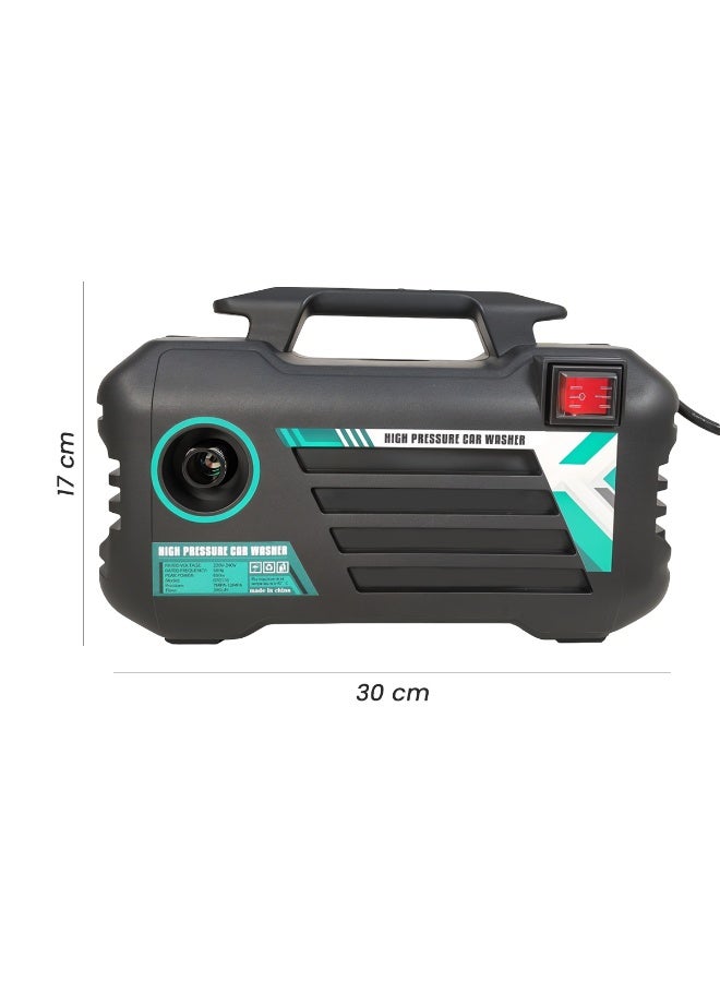 JSA High Pressure Car Washer 650W 070110 220–240V Portable Power Washer Electric Water Jet Cleaning Machine with Foam Bottle, Hose & Spray Gun Multi-Purpose Pressure Washer for Car, Bike, Home, Garden, and Patio - Image 4