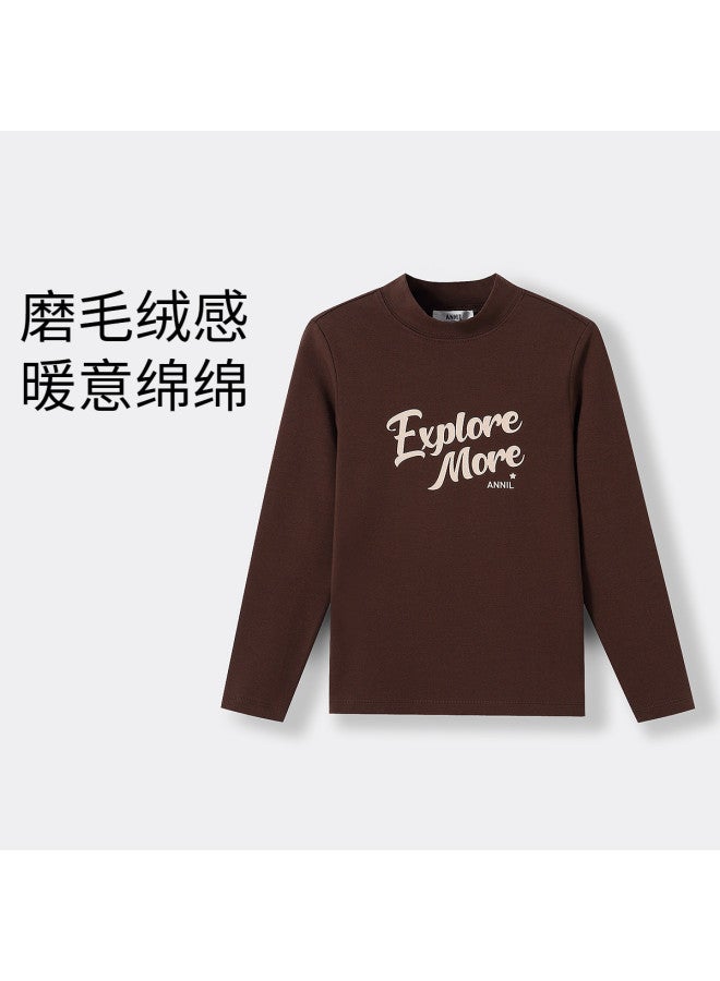 Annil Kids' Mid-neck Long Sleeve Knitwear - 2025 Autumn New Collection For Boys And Girls - Image 2