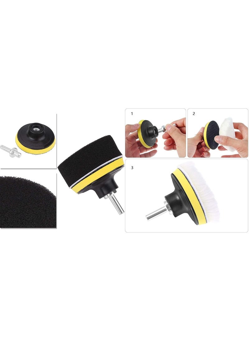 DIY Crafts DIY Crafts 1 Pc 6 inch Only Backer Pad 380mm Compound Drill Buffing Sponge Pads Kit for Car Sanding Polishing Waxing 1 Pc 6 inch Only Backer Pad  - Image 2