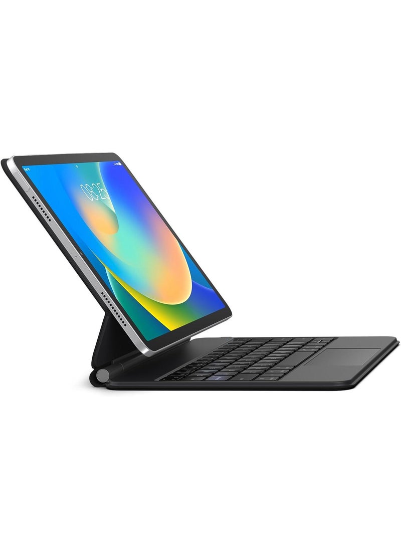 لوحة مفاتيح ماجيك ستايل مع لوحة تتبع متعددة اللمس - حامل معلق عائم - حافظة مغناطيسية لجهاز iPad 10.9 بوصة الجيل العاشر / الحادي عشر، حافظة لوحة مفاتيح لجهاز iPad الجيل العاشر والجيل الحادي عشر (A16، 2025). - Image 1