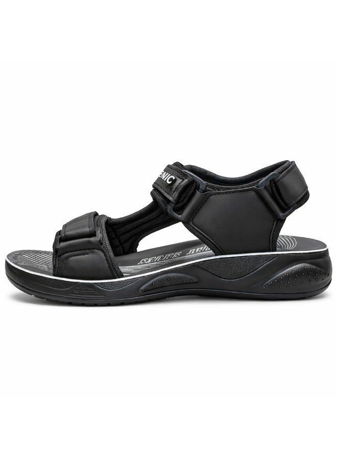 Men's sandals with a multi-link adhesive strap and a comfortable, non-slip sole for walking and everyday activities. - Image 4
