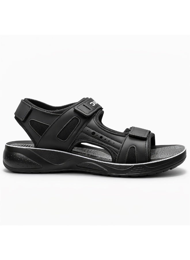 Men's sandals with a multi-link adhesive strap and a comfortable, non-slip sole for walking and everyday activities. - Image 3