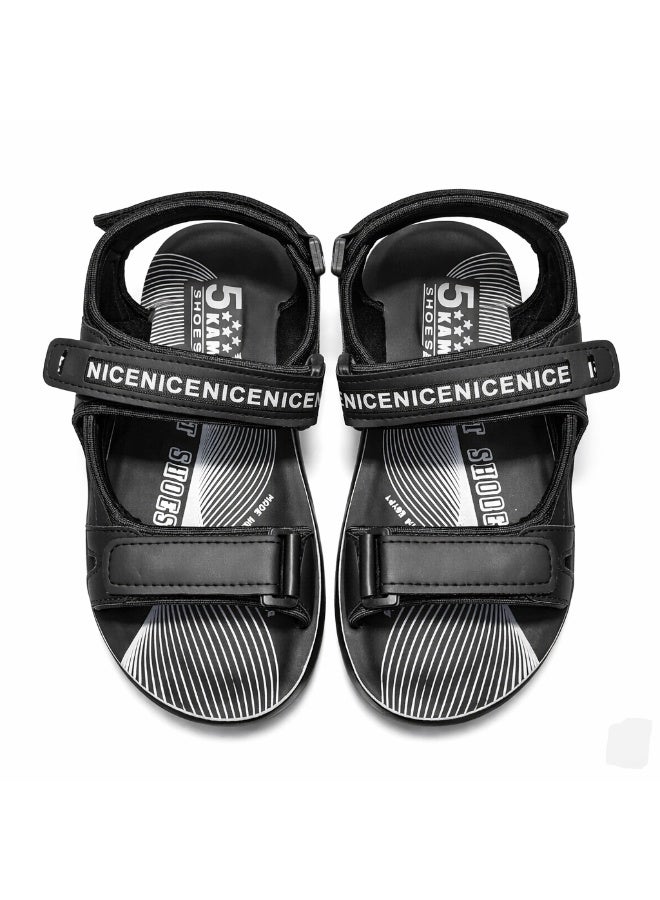 Men's sandals with a multi-link adhesive strap and a comfortable, non-slip sole for walking and everyday activities. - Image 5