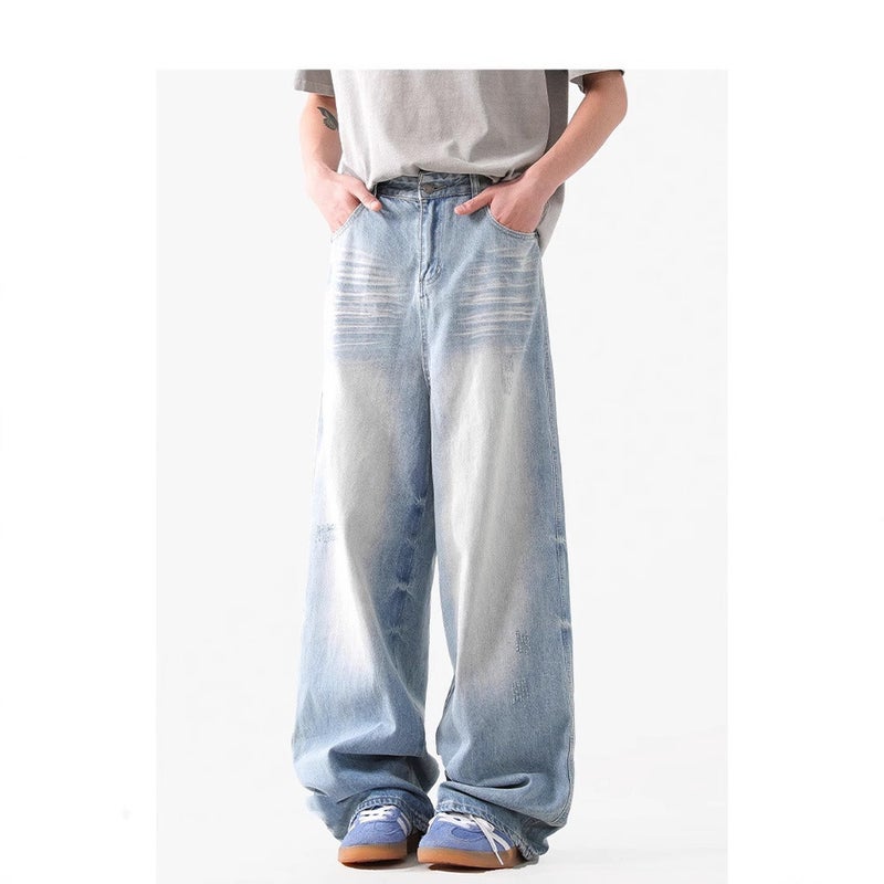 Unisex Casual Daily Denim Jeans - Image 1