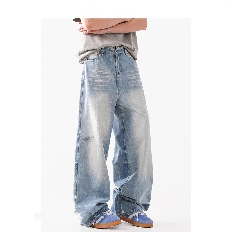 Unisex Casual Daily Denim Jeans - Image 2