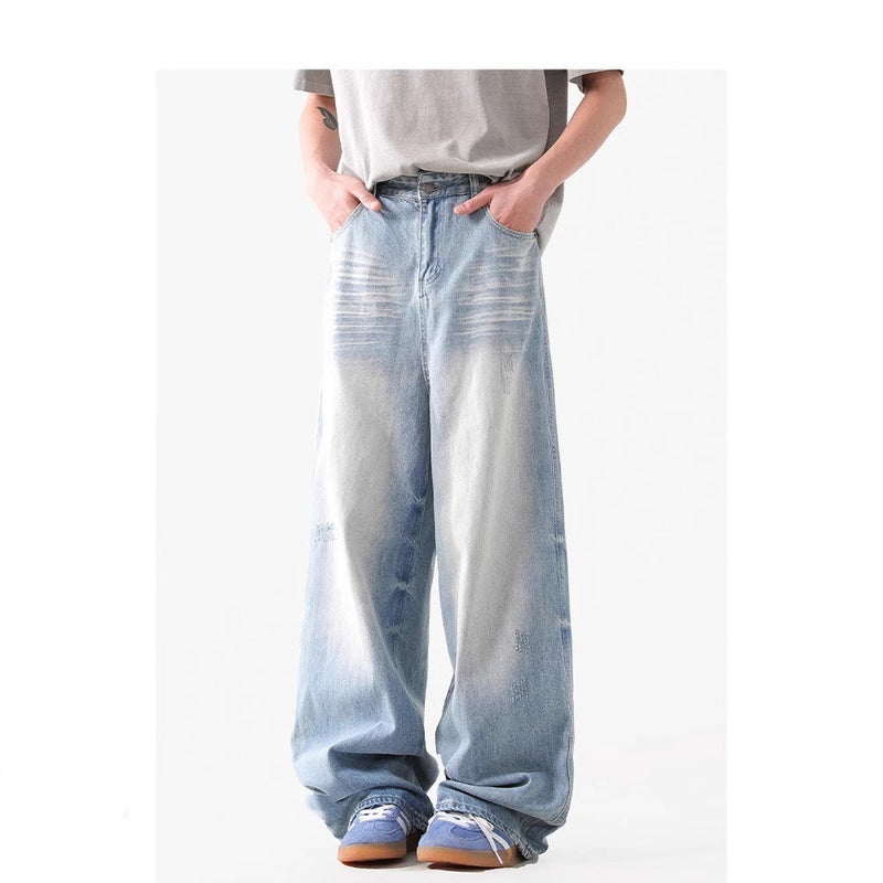Unisex Casual Daily Denim Jeans - Image 4