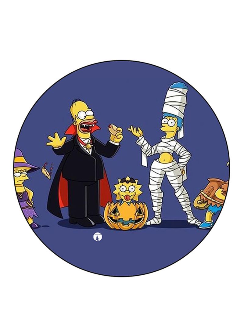 Simpsons Printed Mouse Pad Multicolour