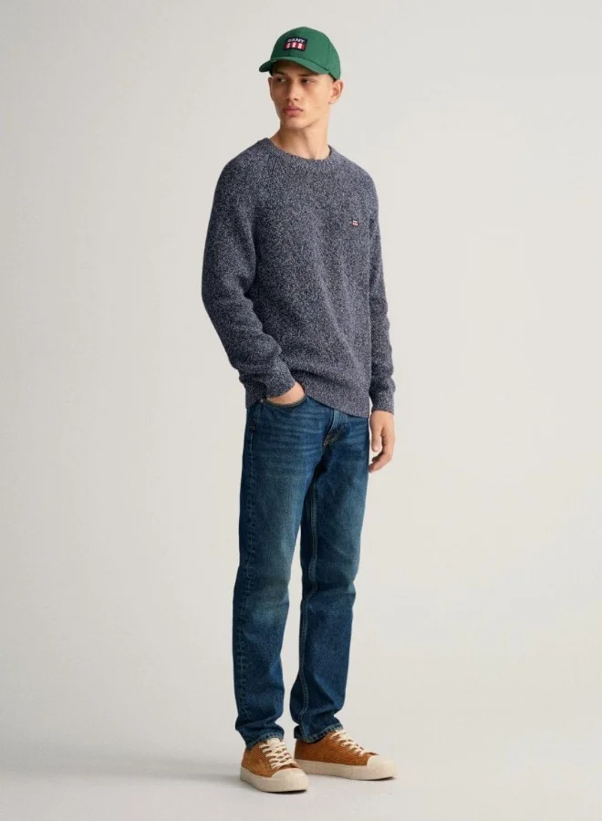 GANT Gant Twisted Cotton Crew Neck Sweater