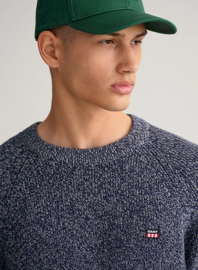 GANT Gant Twisted Cotton Crew Neck Sweater