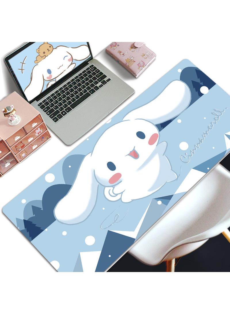 Y&D Cinnamoroll Gaming Mouse Pad Extended Large Mat Desk Pad Stitched Edges Mousepad Long Mouse Pad And Non-Slip Rubber Base Mice Pad 800x300x5mm - Image 1