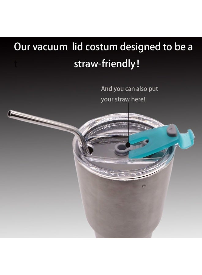 IHUIXINHE IHUIXINHE Tumbler Replacement Lids, Spill Proof and Splash Resistant Lid for Rambler, Ozark Trail, Straw Friendly  - Image 5