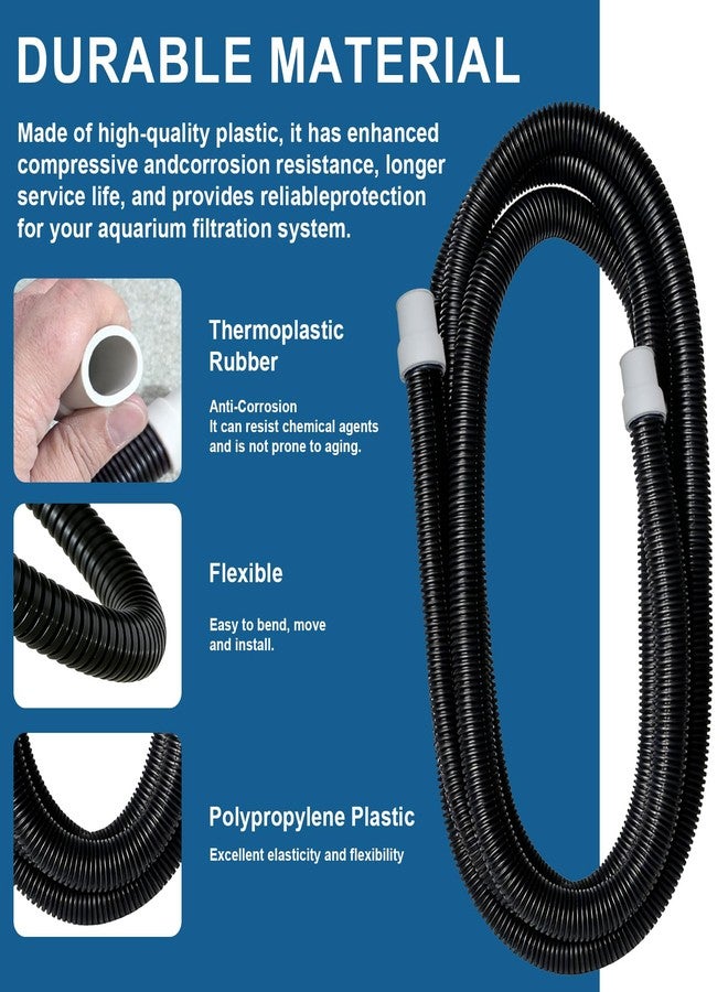 LWPLWA 16.4Ft Ribbed Hose Fits Fluval Canister Filter FX6 FX4 FX2, A20236 Fish Tank Filter Tubing, Aquarium Canister Filter Hosing - Image 4