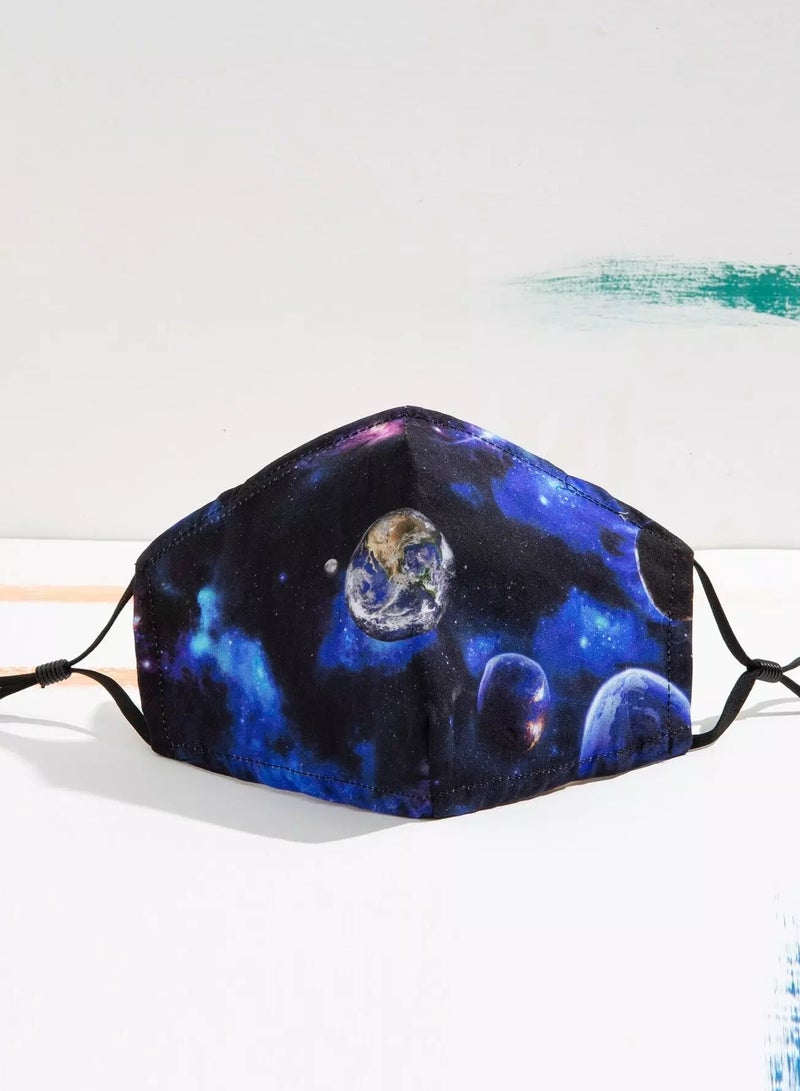 6pcs Galaxy Pattern Face Covering  - Image 2