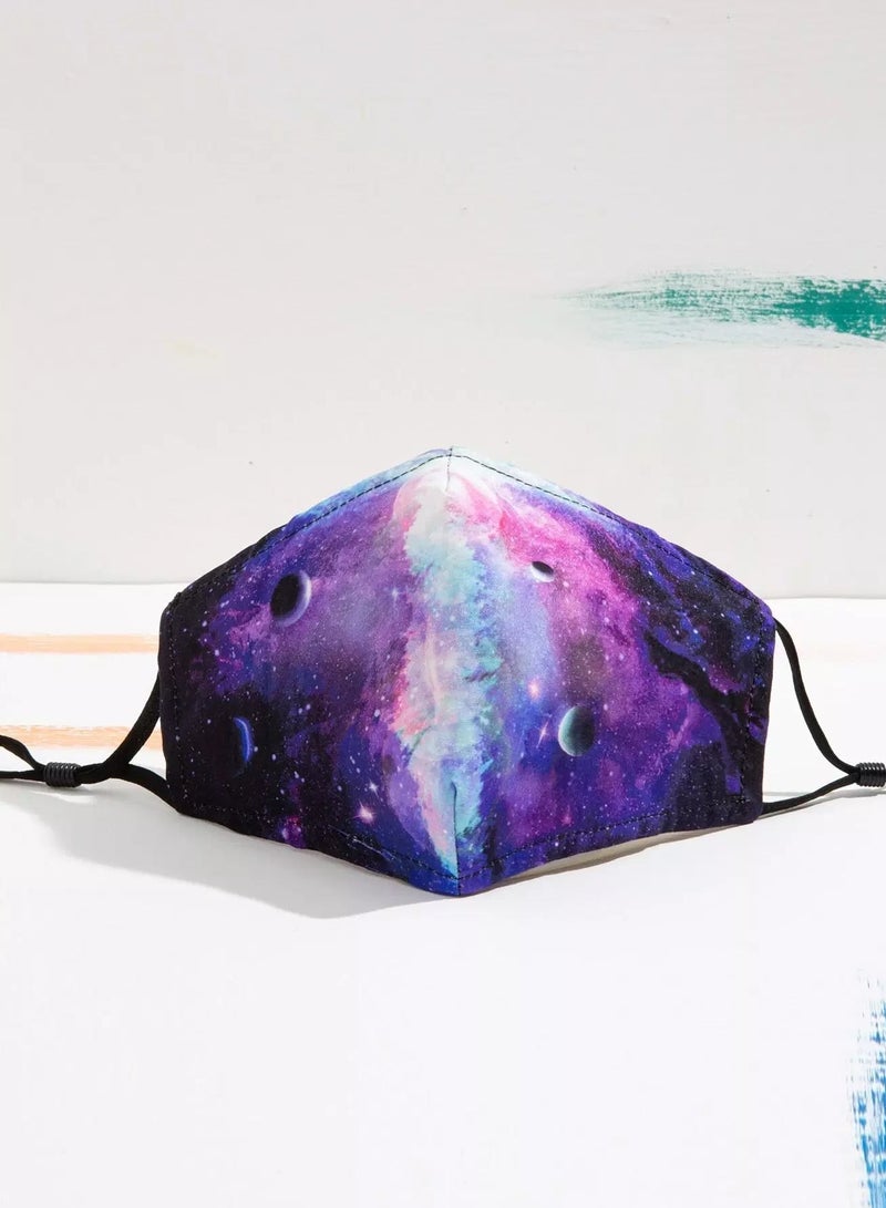 6pcs Galaxy Pattern Face Covering  - Image 4