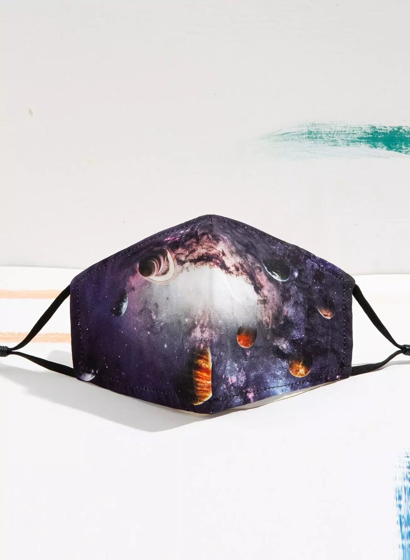 6pcs Galaxy Pattern Face Covering  - Image 3