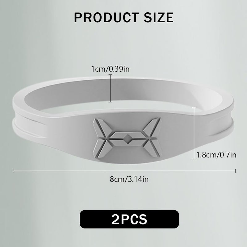 Proberos ® 2 PCS Patella Support Knee Cap Brace Silicone Bands, for Pain Relief Patella Brace, Lightweight Design for Basketball, Running, Tennis, Weightlifting, Unisex - Image 2