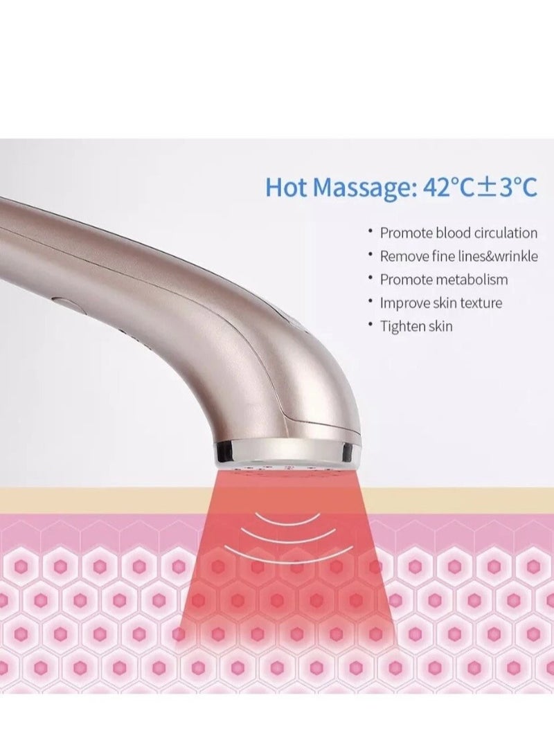 دامين جهاز العلاج بالضوء الأحمر LED للوجه، جهاز شد البشرة لمكافحة الشيخوخة، إزالة التجاعيد، شد الوجه، تجديد البشرة - جهاز تدليك الوجه - Image 2