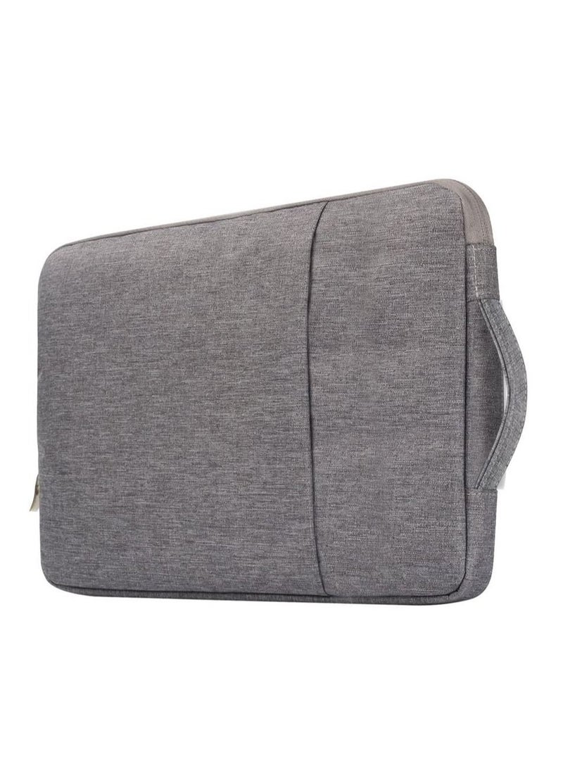 Bag Boy Laptop Sleeve Case 15.4 Inch Compatible HP ASUS Lenovo Acer Notebook Carrying Computer Bag Accessories Polyester Case With Pocket Grey - Image 2