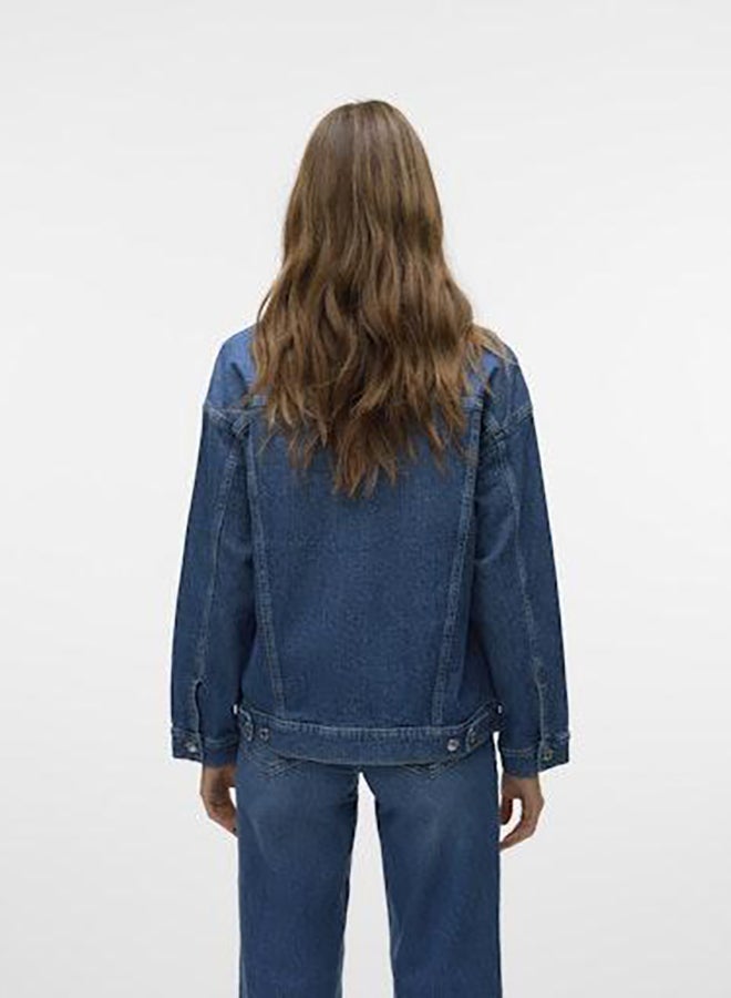 VERO MODA Vmtessa Ls Oversize Denim Jacket Ga Noos  - Image 5