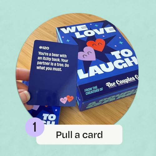 DSS Games We Love to Laugh [Couples Game for 2 Players | Hilarious Relationship Card Game for Date Night, Anniversaries, Game Night, Stocking Stuffer | Couples Gift Idea, Try Not to Laugh] - Image 4
