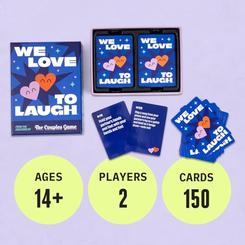 DSS Games We Love to Laugh [Couples Game for 2 Players | Hilarious Relationship Card Game for Date Night, Anniversaries, Game Night, Stocking Stuffer | Couples Gift Idea, Try Not to Laugh] - Image 3