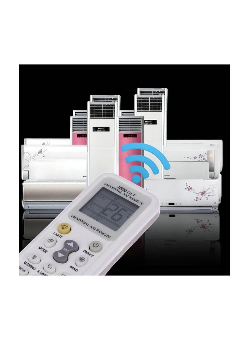 VIUAUAX Universal Air Conditioner Remote Control LCD A/C Conditioning Controller 1000 in 1 for Mitsubishi Toshiba HITACHI FUJITSU Daewoo LG Sharp Samsung ELECTROLUX SANYO AUX GREE HAIER Huawei Air Condition  - Image 2
