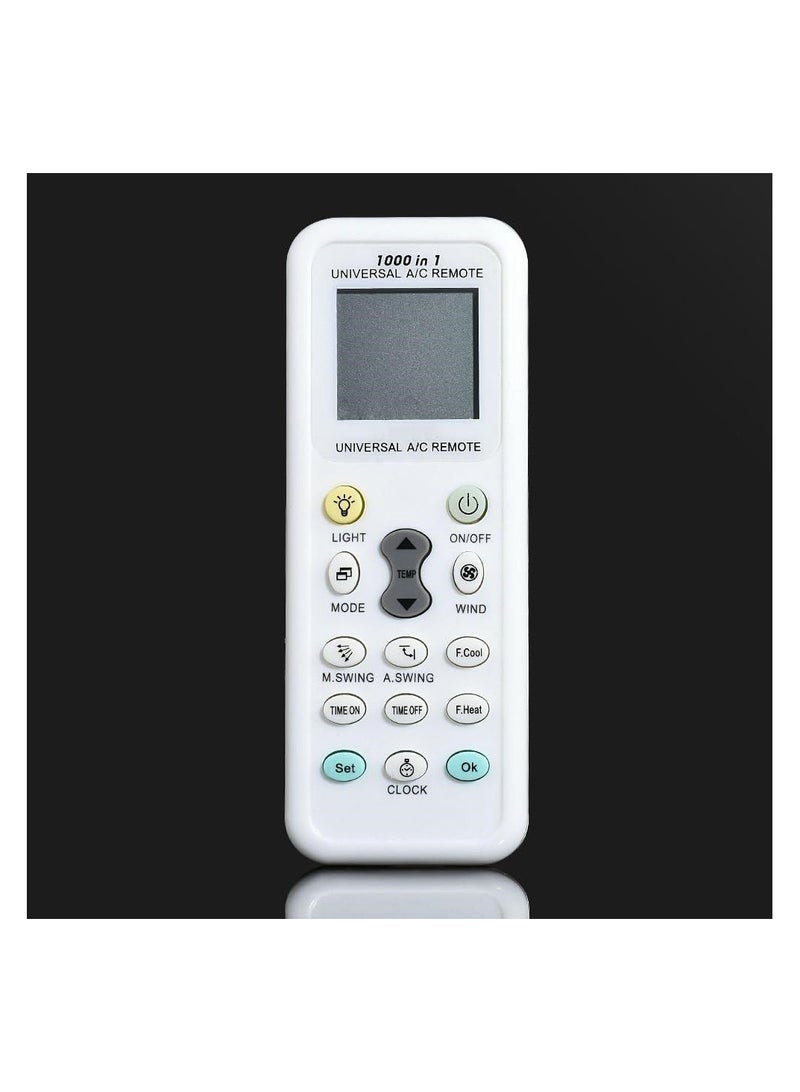 VIUAUAX Universal Air Conditioner Remote Control LCD A/C Conditioning Controller 1000 in 1 for Mitsubishi Toshiba HITACHI FUJITSU Daewoo LG Sharp Samsung ELECTROLUX SANYO AUX GREE HAIER Huawei Air Condition  - Image 5