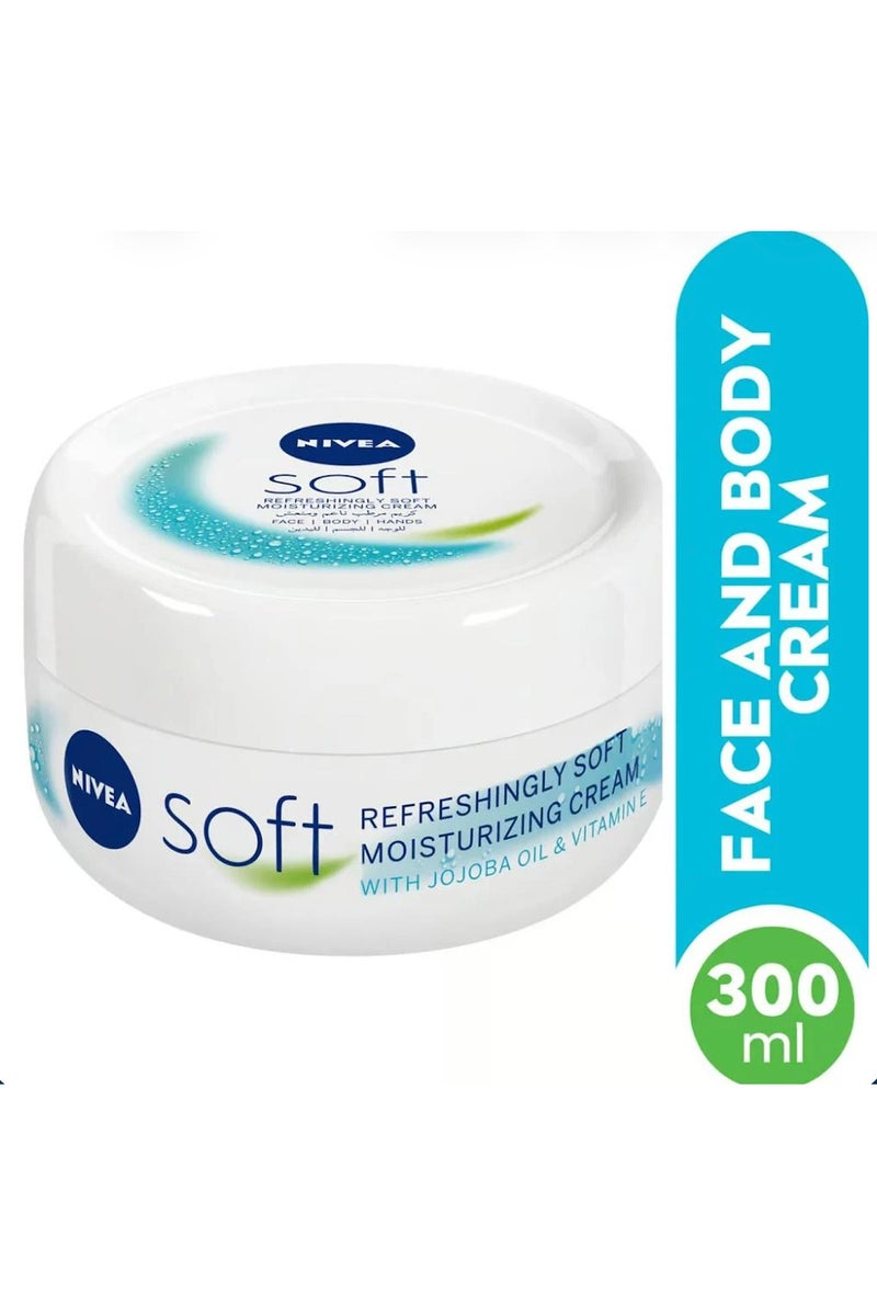NIVEA CR SOFT MOIST200ML+100M FREE(300M)