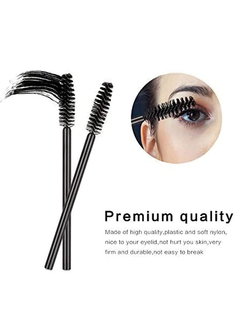 Excefore 200 Pcs Makeup Applicators Tools Kit, Includes 100 Lipstick Applicators Lip Wands 100 Mascara Wands Eyelash Brush, Eyebrow Extension Lipstick Applicators Makeup Brush Tool Kits - Image 2