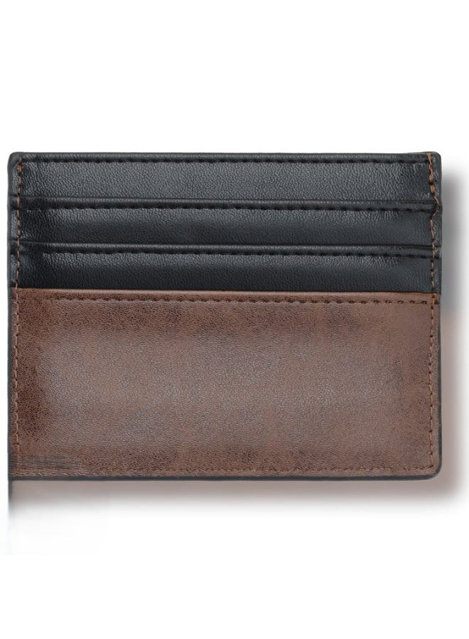 Gucci GG Brown Leather Card Holder – Luxury Slim Designer Card Case for Men & Women - Image 2