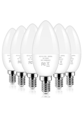 Brightever Candelabra 40W Equivalent LED Light Bulbs, 4W Candle Light Bulbs with Small E12 Base, Daylight White 5000K Ceiling Fan Lightbulbs, Type B Bulb for Wall Sconces, Non-Dimmable, Pack of 6 - pzsku/ZD596C6FD767FA728C4D9Z/45/1747980022/52b984ee-e563-4786-9c40-804497194144