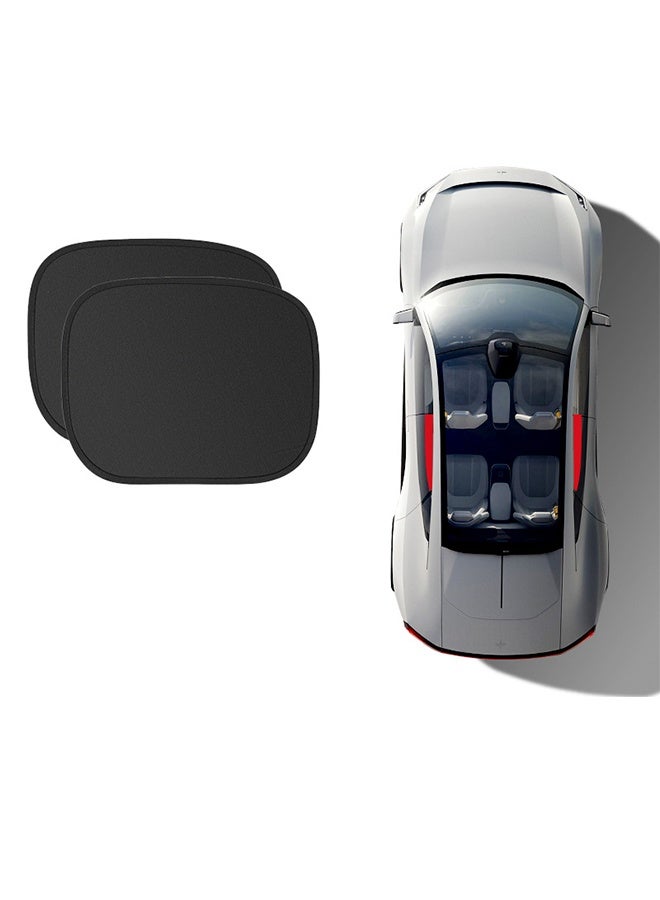 Car Sun Visor Curtains - Heat Insulation and Sun Protection 2-Piece Set - Image 2